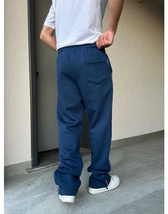 ÖZEL SERİ YAN BİYE PAÇA AYARLANABİLİR BAGGY EŞOFMAN ALTI LACİVERT