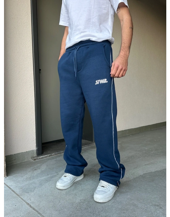 ÖZEL SERİ YAN BİYE PAÇA AYARLANABİLİR BAGGY EŞOFMAN ALTI LACİVERT