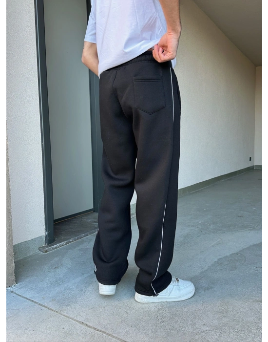 ÖZEL SERİ YAN BİYE STW PAÇA AYARLANABİLİR BAGGY EŞOFMAN ALTI SİYAH