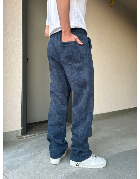 ÖZEL SERİ YIKAMALI KÜÇÜK BASKI PAÇA AYARLANABİLİR BAGGY EŞOFMAN ALTI LACİ