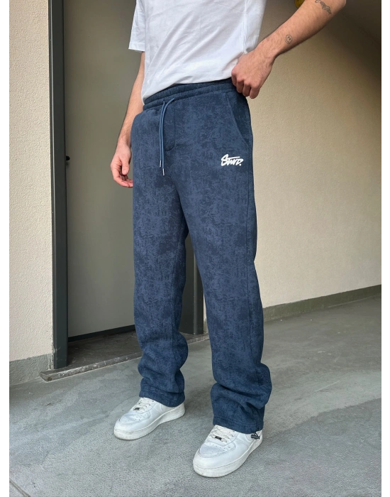 ÖZEL SERİ YIKAMALI KÜÇÜK BASKI PAÇA AYARLANABİLİR BAGGY EŞOFMAN ALTI LACİ