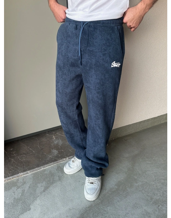 ÖZEL SERİ YIKAMALI KÜÇÜK BASKI PAÇA AYARLANABİLİR BAGGY EŞOFMAN ALTI LACİ