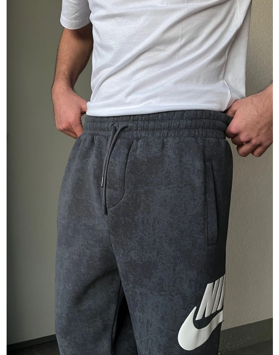 ÖZEL SERİ YIKAMALI PAÇA AYARLANABİLİR BAGGY EŞOFMAN ALTI FÜME