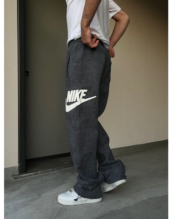 ÖZEL SERİ YIKAMALI PAÇA AYARLANABİLİR BAGGY EŞOFMAN ALTI FÜME