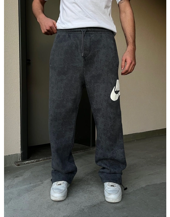 ÖZEL SERİ YIKAMALI PAÇA AYARLANABİLİR BAGGY EŞOFMAN ALTI FÜME