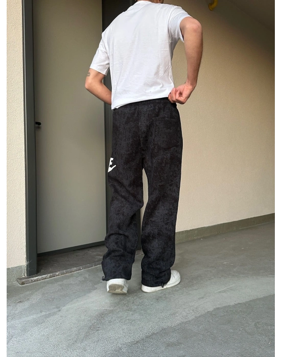 ÖZEL SERİ YIKAMALI PAÇA AYARLANABİLİR BAGGY EŞOFMAN ALTI SİYAH