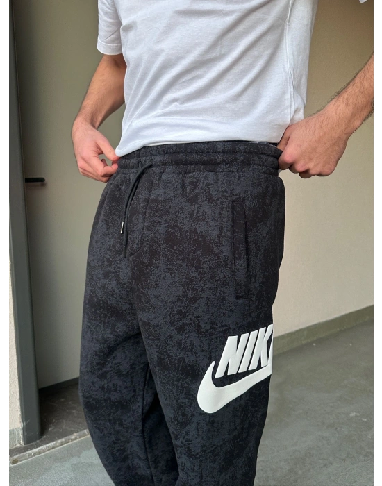 ÖZEL SERİ YIKAMALI PAÇA AYARLANABİLİR BAGGY EŞOFMAN ALTI SİYAH