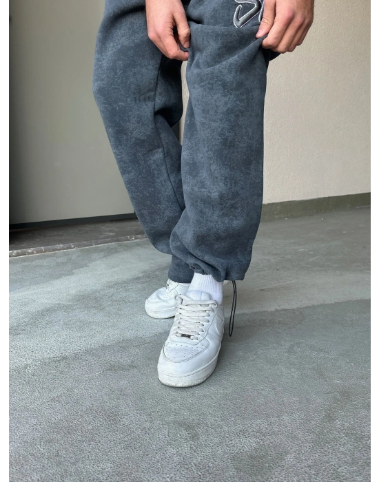 ÖZEL SERİ YIKAMALI STW PAÇA AYARLANABİLİR BAGGY EŞOFMAN ALTI FÜME