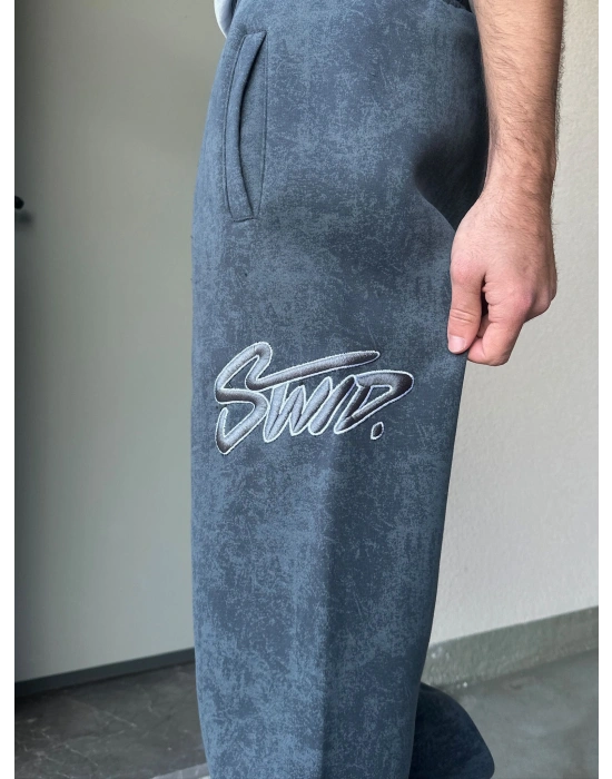 ÖZEL SERİ YIKAMALI STW PAÇA AYARLANABİLİR BAGGY EŞOFMAN ALTI FÜME