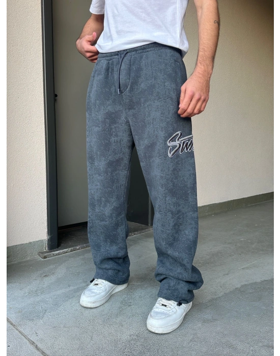 ÖZEL SERİ YIKAMALI STW PAÇA AYARLANABİLİR BAGGY EŞOFMAN ALTI FÜME