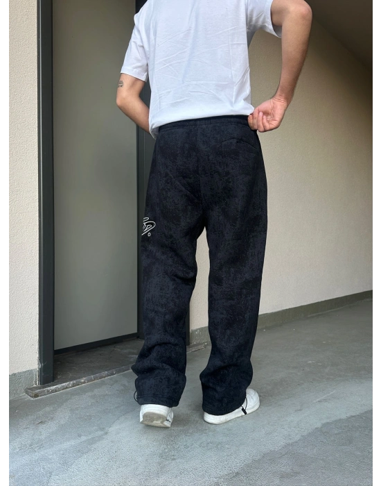 ÖZEL SERİ YIKAMALI STW PAÇA AYARLANABİLİR BAGGY EŞOFMAN ALTI SİYAH