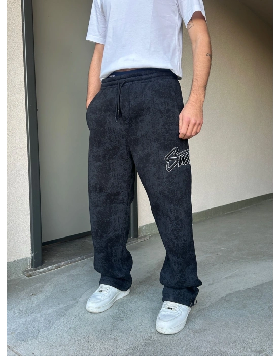 ÖZEL SERİ YIKAMALI STW PAÇA AYARLANABİLİR BAGGY EŞOFMAN ALTI SİYAH