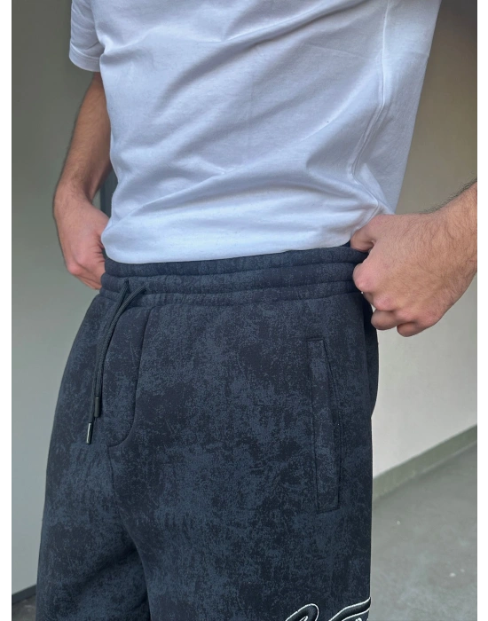 ÖZEL SERİ YIKAMALI STW PAÇA AYARLANABİLİR BAGGY EŞOFMAN ALTI SİYAH