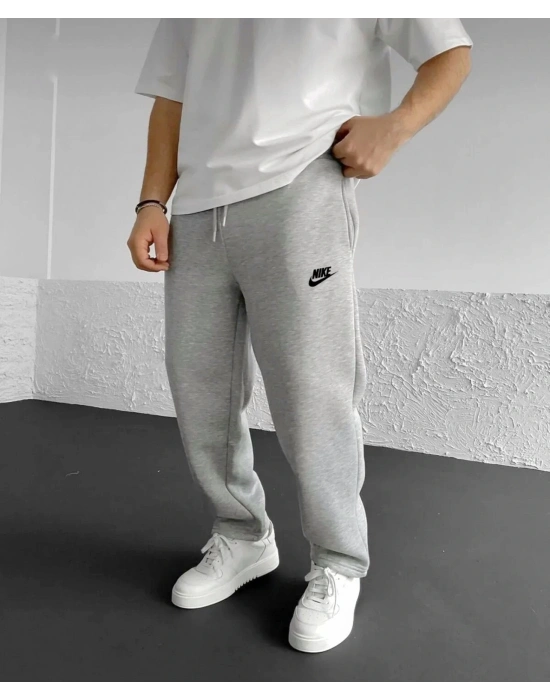 PAÇA LASTİK NK BAGGY EŞOFMAN ALTI GRİ