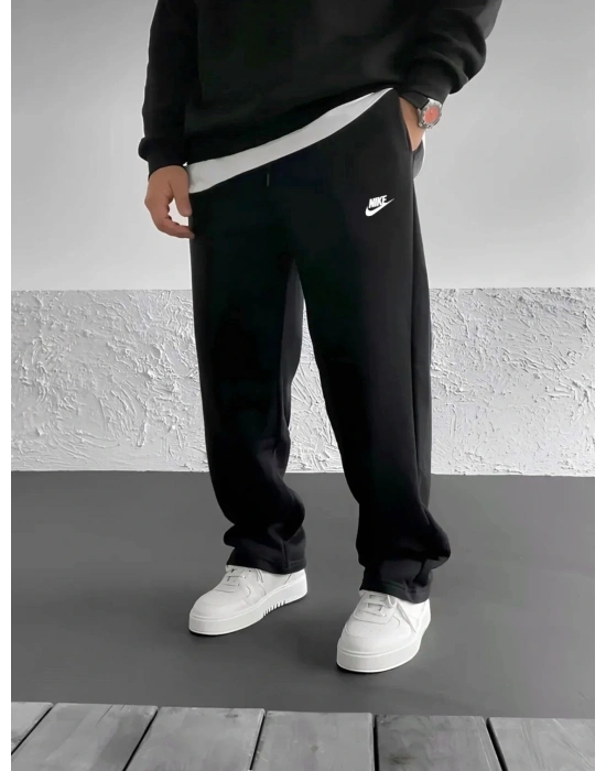 PAÇA LASTİK NK BAGGY EŞOFMAN ALTI SİYAH