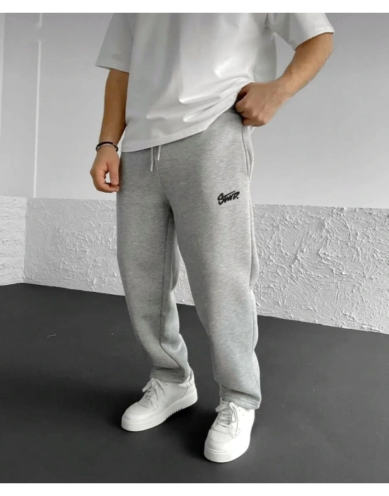 PAÇA LASTİK ST BAGGY EŞOFMAN ALTI GRİ