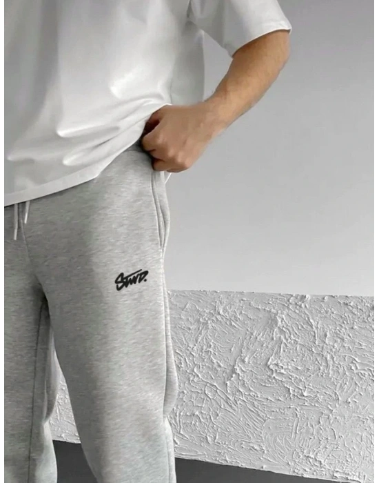 PAÇA LASTİK ST BAGGY EŞOFMAN ALTI GRİ