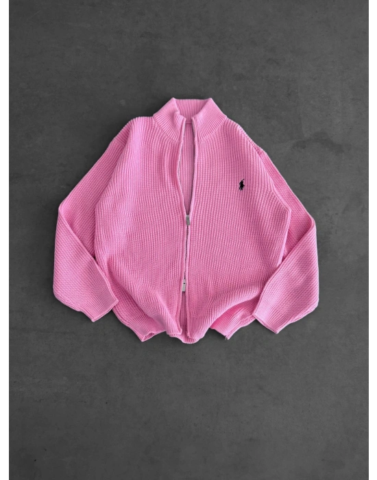 PL BASİC A+ KALİTE TRİKO HIRKA PEMBE