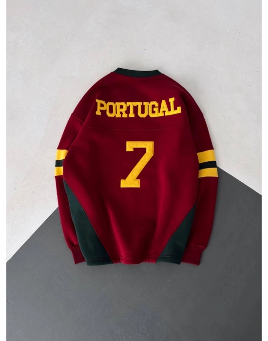 PORTUGAL PARÇALI 3 İPLİK SWEAT