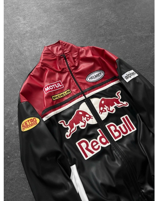 RDBL OVERSİZE DERİ CEKET KIRMIZI