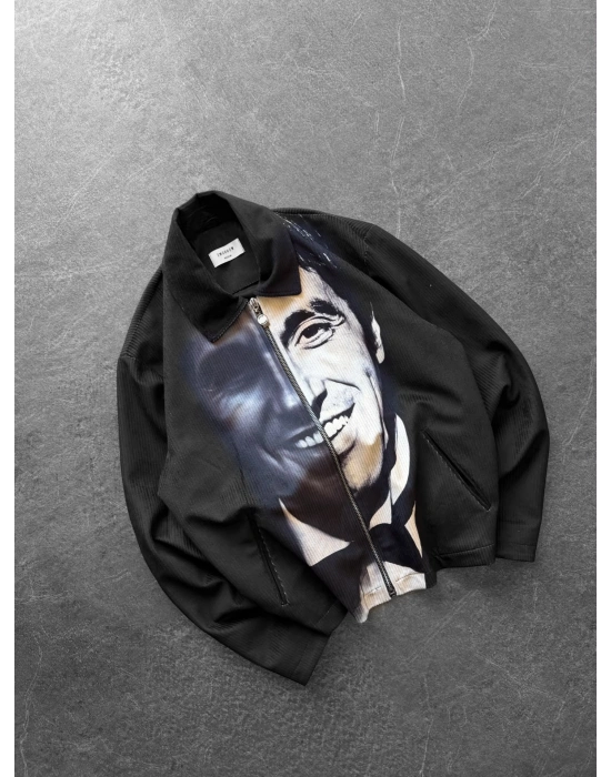 SCARFACE FİTİLLİ KADİFE CEKET