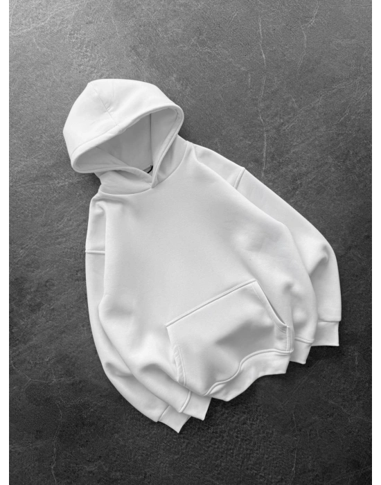 SIRT FUL SUP 3 İPLİK PAMUKLU KUMAŞ SWEAT BEYAZ