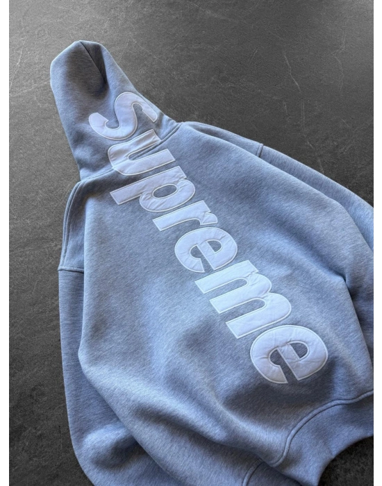 SIRT FUL SUP 3 İPLİK PAMUKLU KUMAŞ SWEAT GRİ