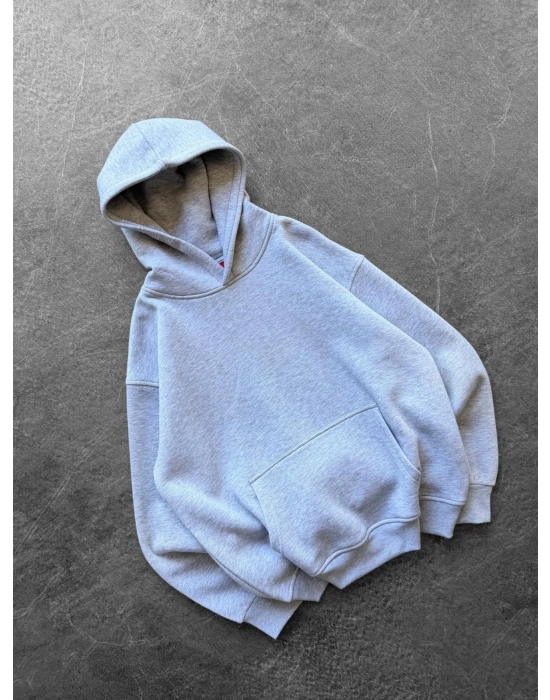 SIRT FUL SUP 3 İPLİK PAMUKLU KUMAŞ SWEAT GRİ