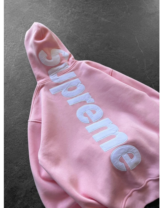 SIRT FUL SUP 3 İPLİK PAMUKLU KUMAŞ SWEAT PEMBE