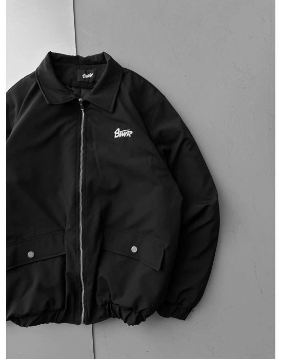 STW ÇITÇIT CEP OVERSİZE KALIN CEKET SİYAH