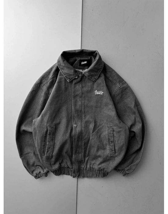 STW NAKIŞ KOT OVERSİZE CEKET GRİ