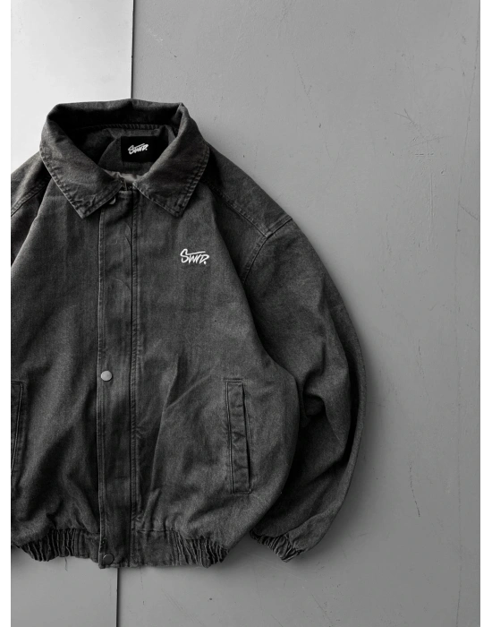 STW NAKIŞ KOT OVERSİZE CEKET GRİ