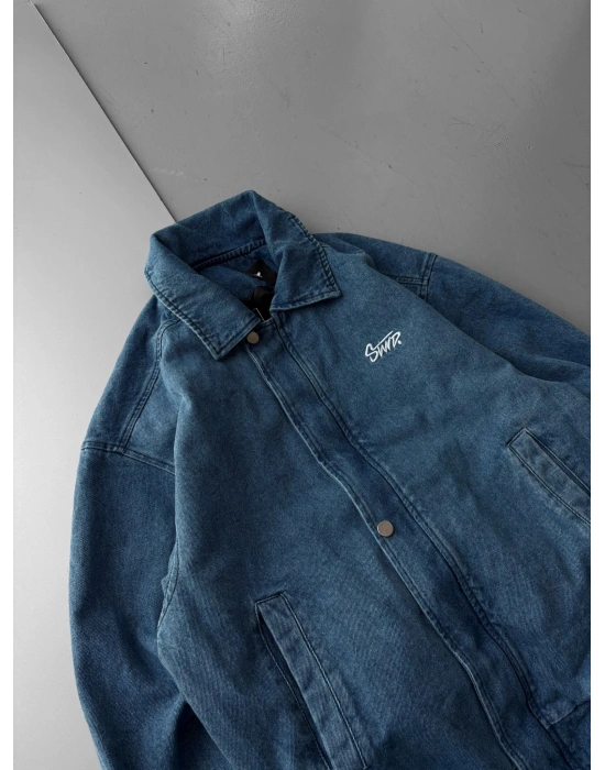 STW NAKIŞ KOT OVERSİZE CEKET LACİ