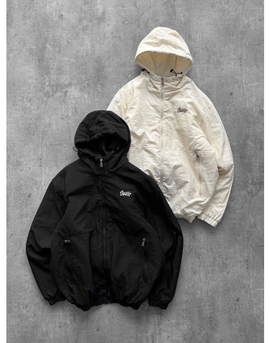 STW ÖZEL KUMAŞ OVERSİZE YAĞMURLUK SİYAH