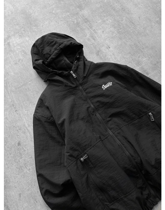 STW ÖZEL KUMAŞ OVERSİZE YAĞMURLUK SİYAH