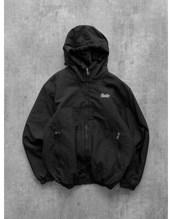 STW ÖZEL KUMAŞ OVERSİZE YAĞMURLUK SİYAH