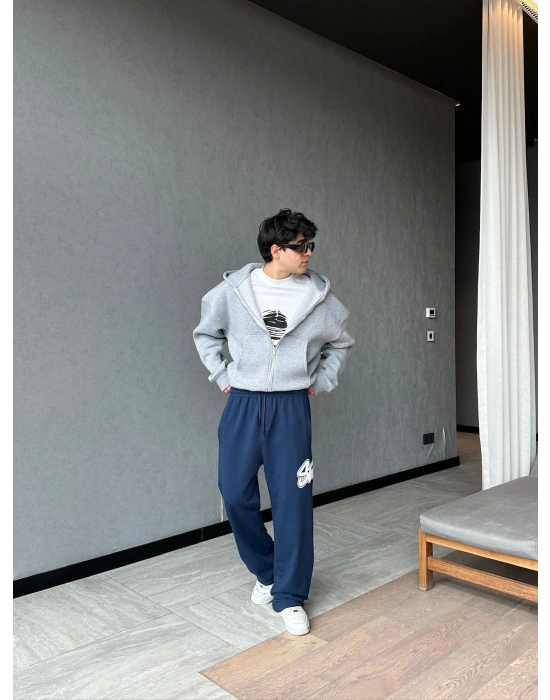 STW YAN BÜYÜK PUNTO 2 İPLİK PAÇA LASTİKLİ EŞOFMAN ALTI LACİ