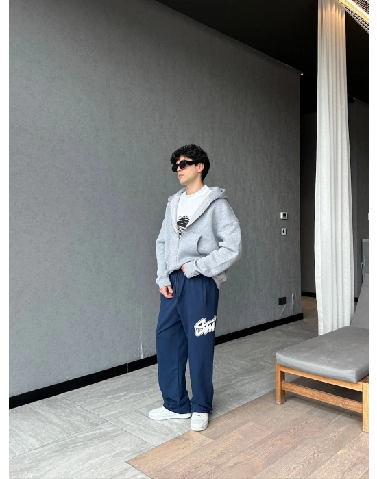 STW YAN BÜYÜK PUNTO 2 İPLİK PAÇA LASTİKLİ EŞOFMAN ALTI LACİ