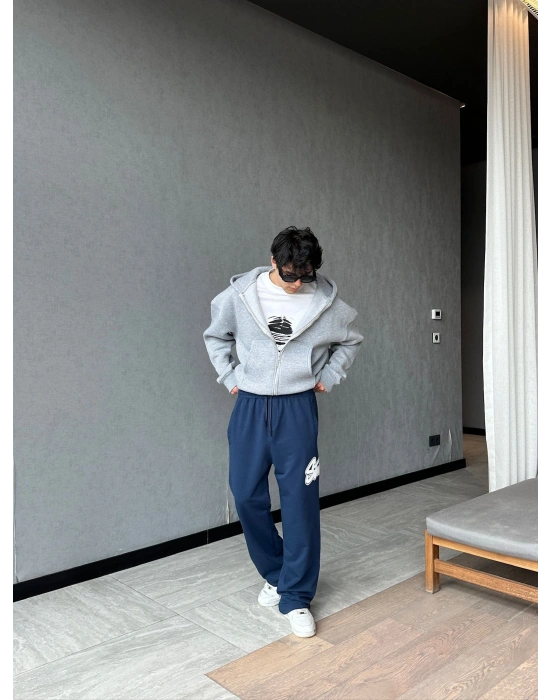 STW YAN BÜYÜK PUNTO 2 İPLİK PAÇA LASTİKLİ EŞOFMAN ALTI LACİ