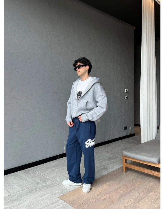 STW YAN BÜYÜK PUNTO 2 İPLİK PAÇA LASTİKLİ EŞOFMAN ALTI LACİ