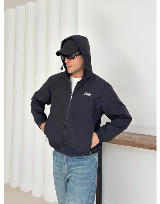 STWD KAPÜŞONLU KIRIŞIK KUMAŞ MEVSİMLİK