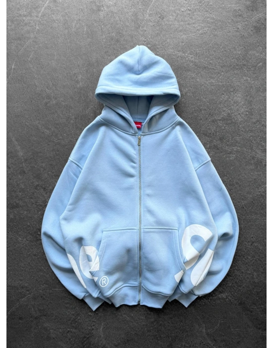 SUPREM OVERSİZE HIRKA BEBEMAVİ