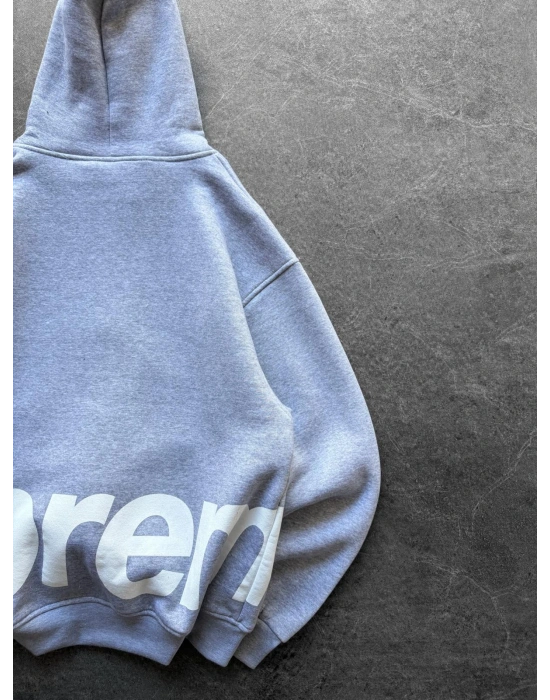 SUPREM OVERSİZE HIRKA GRİ