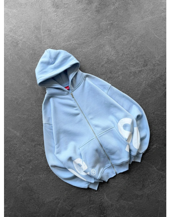 SUPREM OVERSİZE HIRKA BEBEMAVİ