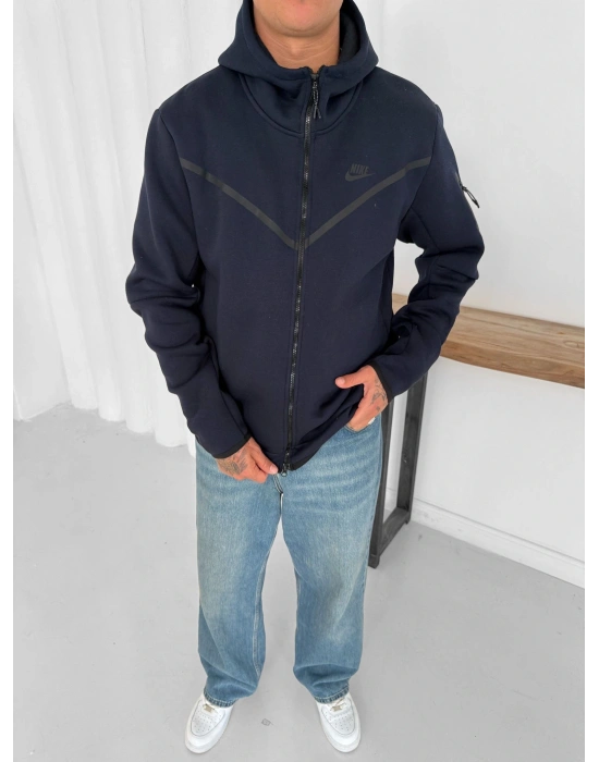 TECH DOUBLEFACE KUMAŞ HIRKA LACİVERT