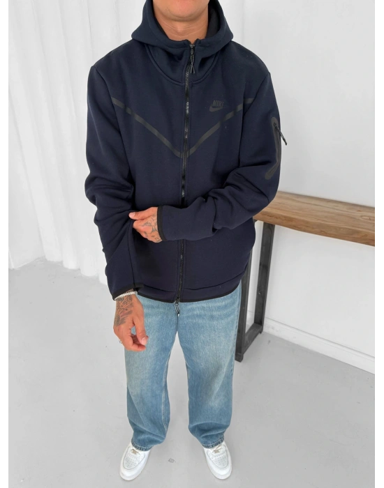 TECH DOUBLEFACE KUMAŞ HIRKA LACİVERT