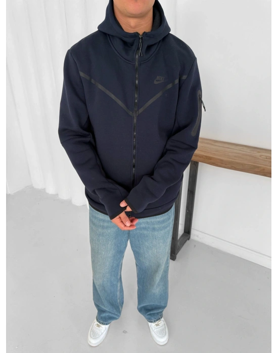 TECH DOUBLEFACE KUMAŞ HIRKA LACİVERT