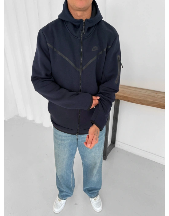 TECH DOUBLEFACE KUMAŞ HIRKA LACİVERT