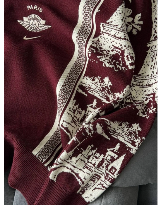 TRİKO PARİS TRAVİS HIRKA BORDO