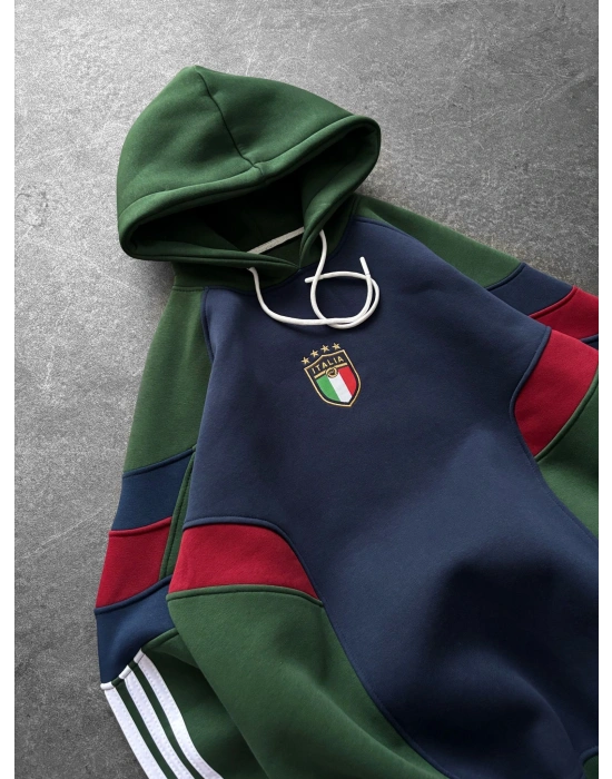 ÜÇ PARÇALI İTALYA KAPÜŞONLU SWEAT